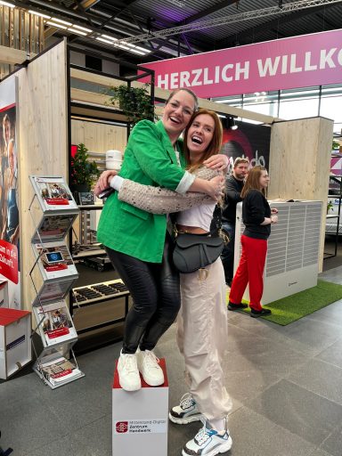 Kathrin Post-Isenberg trifft Sandra Hunke auf der Zukunft Handwerk
